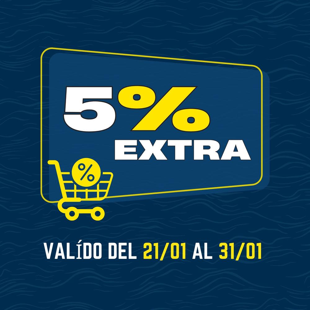 5% de descuento EXTRA en enero: ¡aprovéchalo ahora!
